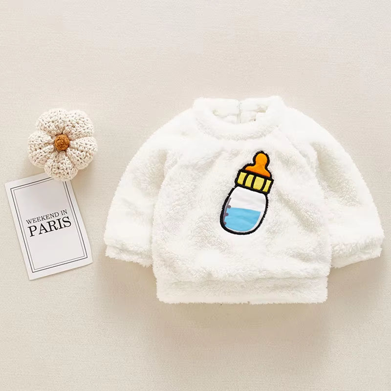 Girls Boys Romper New Born Baby Clothes 2022 Korean Version of the Spring Baby Girl Romper Baby Plush Jumpsuit Baby Out Clothes
