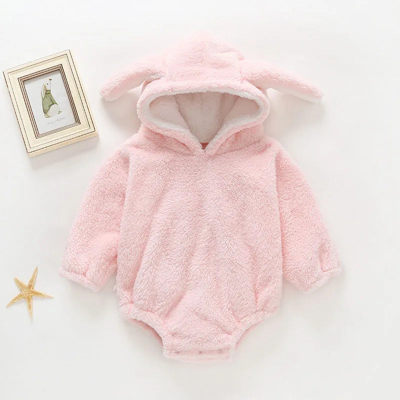 Girls Boys Romper New Born Baby Clothes 2022 Korean Version of the Spring Baby Girl Romper Baby Plush Jumpsuit Baby Out Clothes